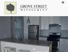 Tablet Screenshot of grovestreetmanagement.com